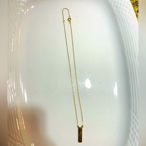 Bar of Gold Necklace